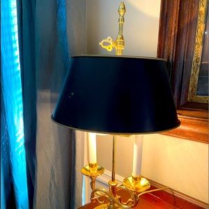 Vintage Baldwin Brass Candlestick 23 Lamp.